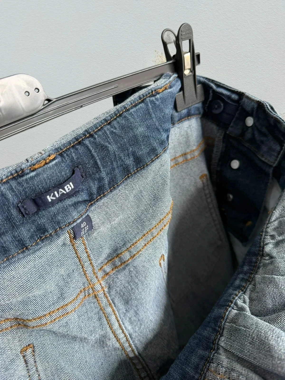 Zwangerschapsoverall T40/L blauwe jeans Kiabi – photo 6